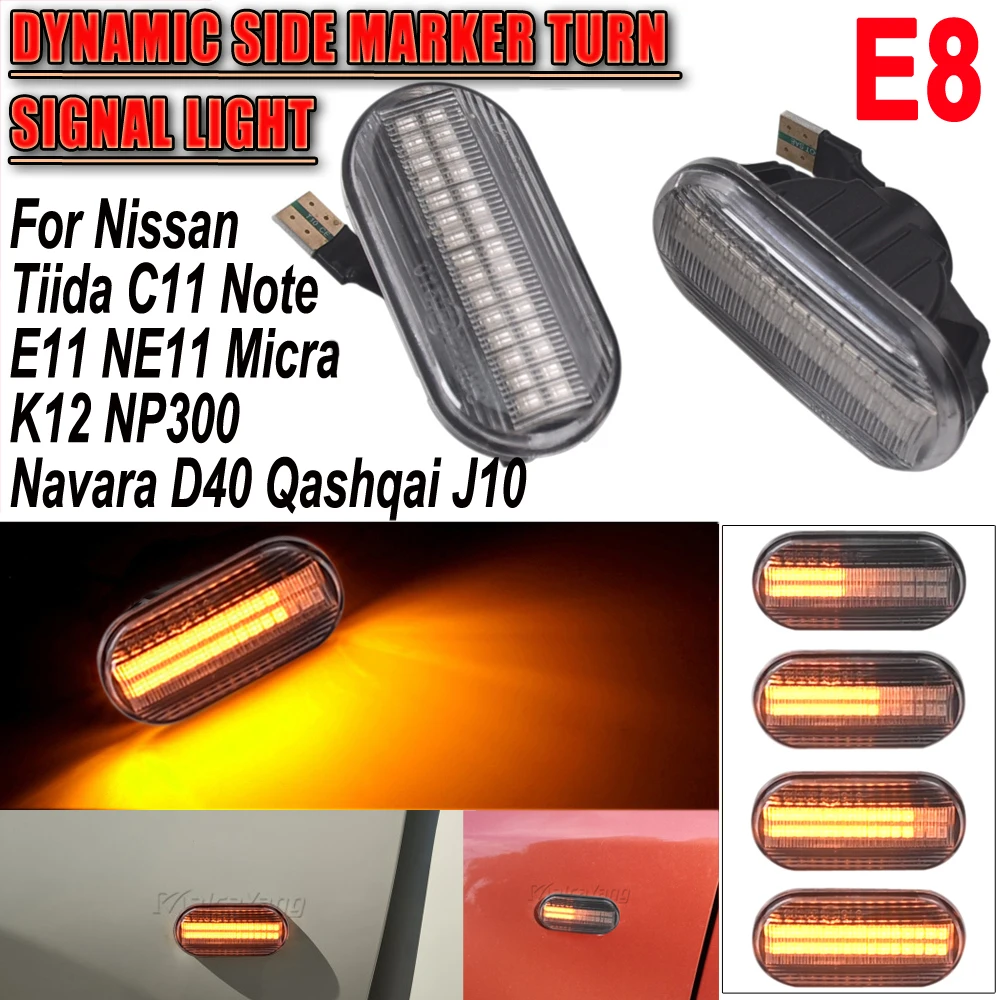 2 Indicatori Di Direzione LED Dinamici Per Nissan - Compatibili Con Tiida, Qashqai, Micra E Altri Modelli - Foto 13