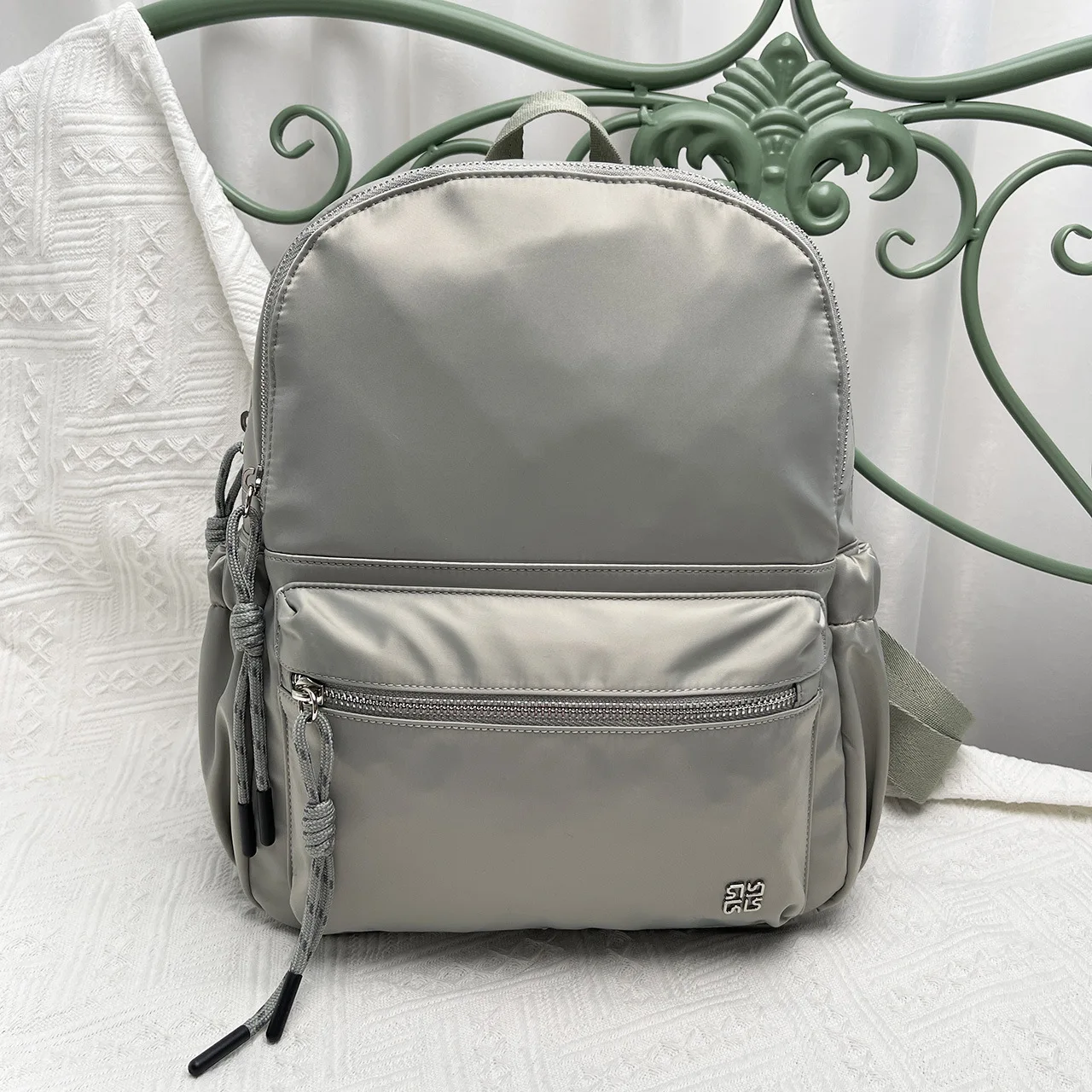 

Lesportsac Kawaii New Solid Color Black Travel Out Shopping Small Backpack Waterproof Lightweight Student Shoulder Bag L242