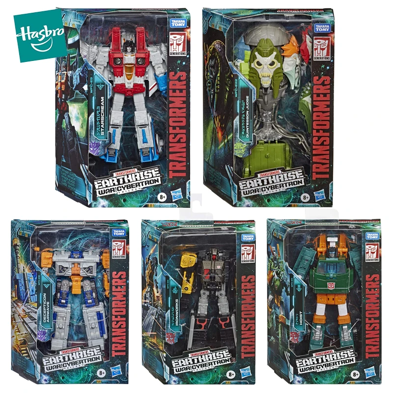 Hasbro Transformers Earthrise Starscream Quintesson Allicon Sunstreaker Action Figure War for Cybertron Robot Toys Kids Gift | Игрушки и