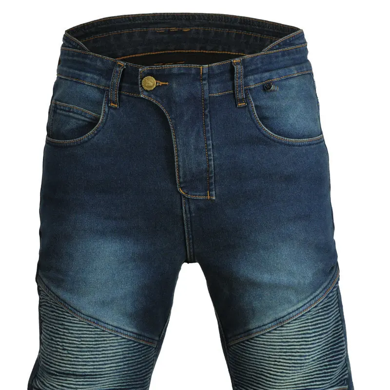 Velvet Cashmere Lining Winter Motorcycle Pants  Men Motorcycle Pants Motorcycle Jeans Protective Gear Riding Touring Trousers
