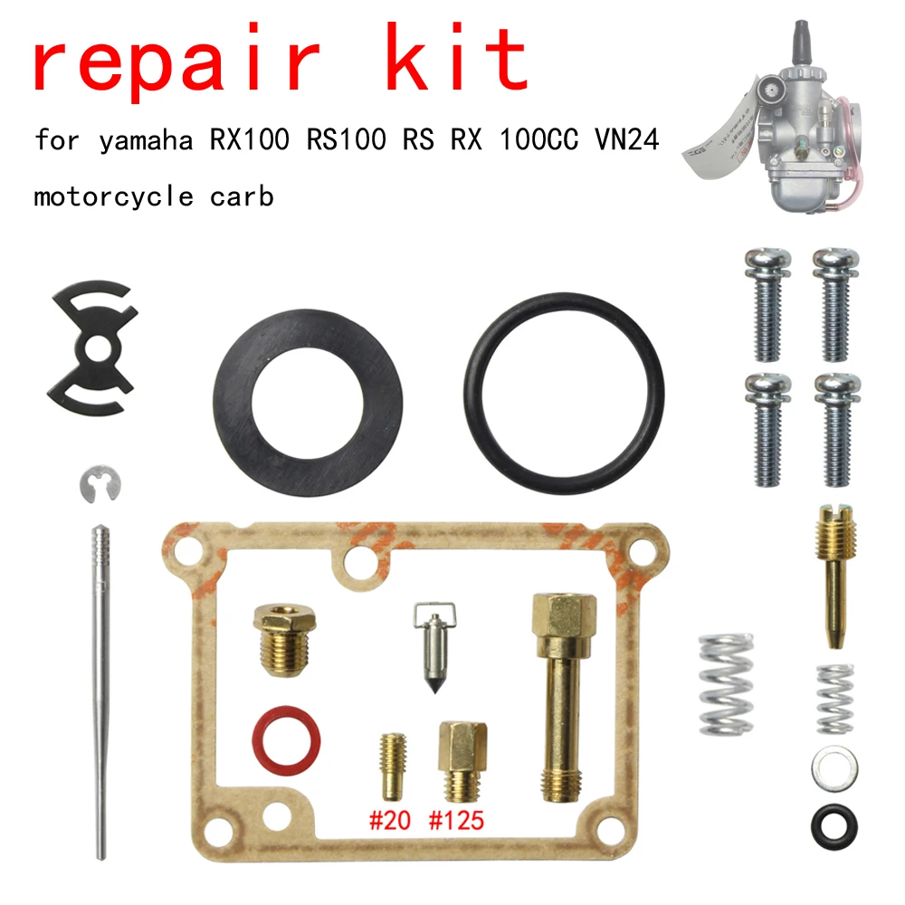 Kit Di Riparazione Carburatore Per Yamaha Rx100 Rs100 Rs Rx 100Cc Vn24 Carb Moto