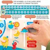 Children Dinosaur Wooden Calendar Clock Educational Toys Montessori Educational Learning Time Weather Week Cognitive Parish Toys 4