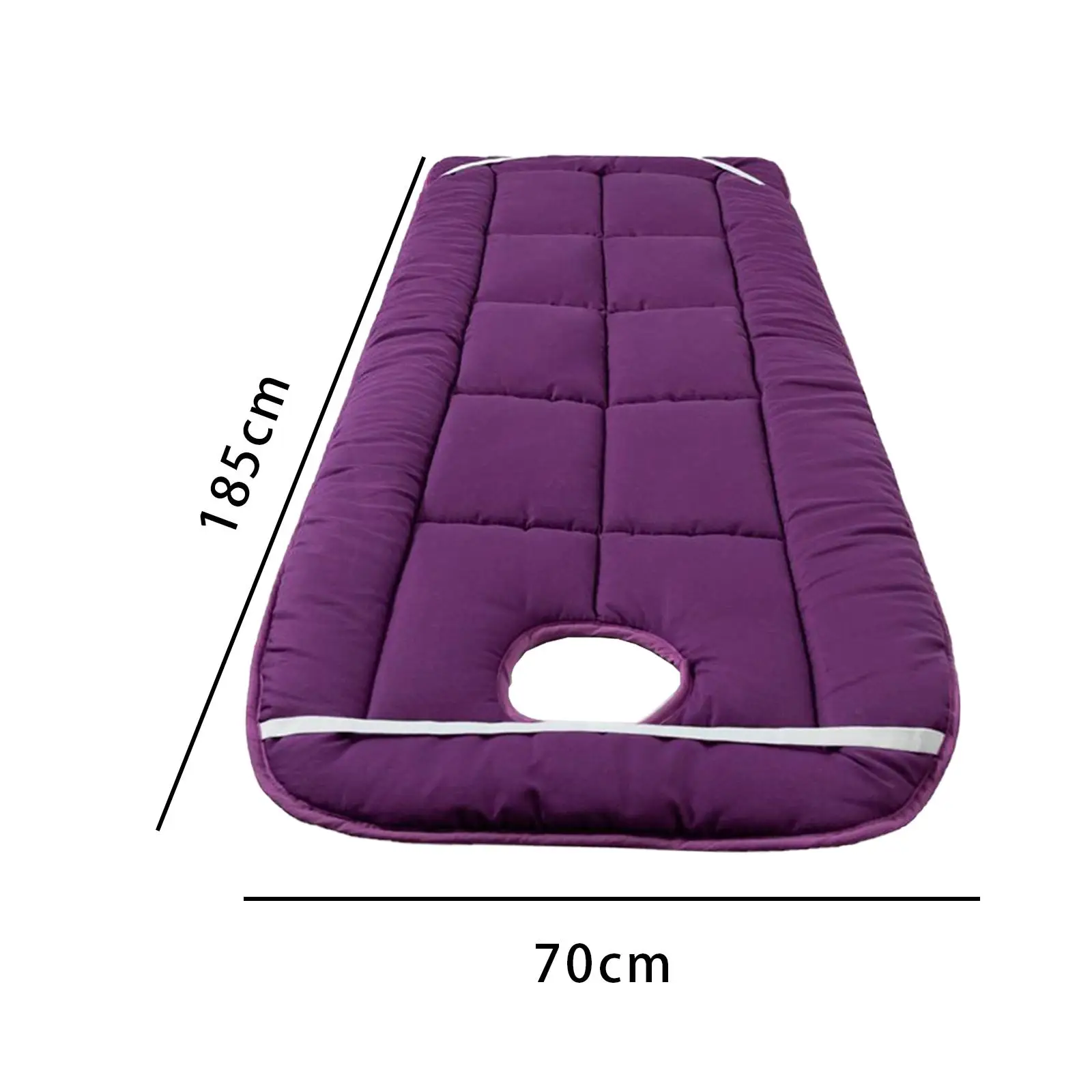 Massage Table Pad Soft and Comfortable with Elastic Bands with Hole for SPA Beauty Thickened Mattress 70cmx185cm Salon Bed Cover