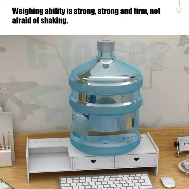 Computer Monitor Screen Shelf Organiser for Desktop