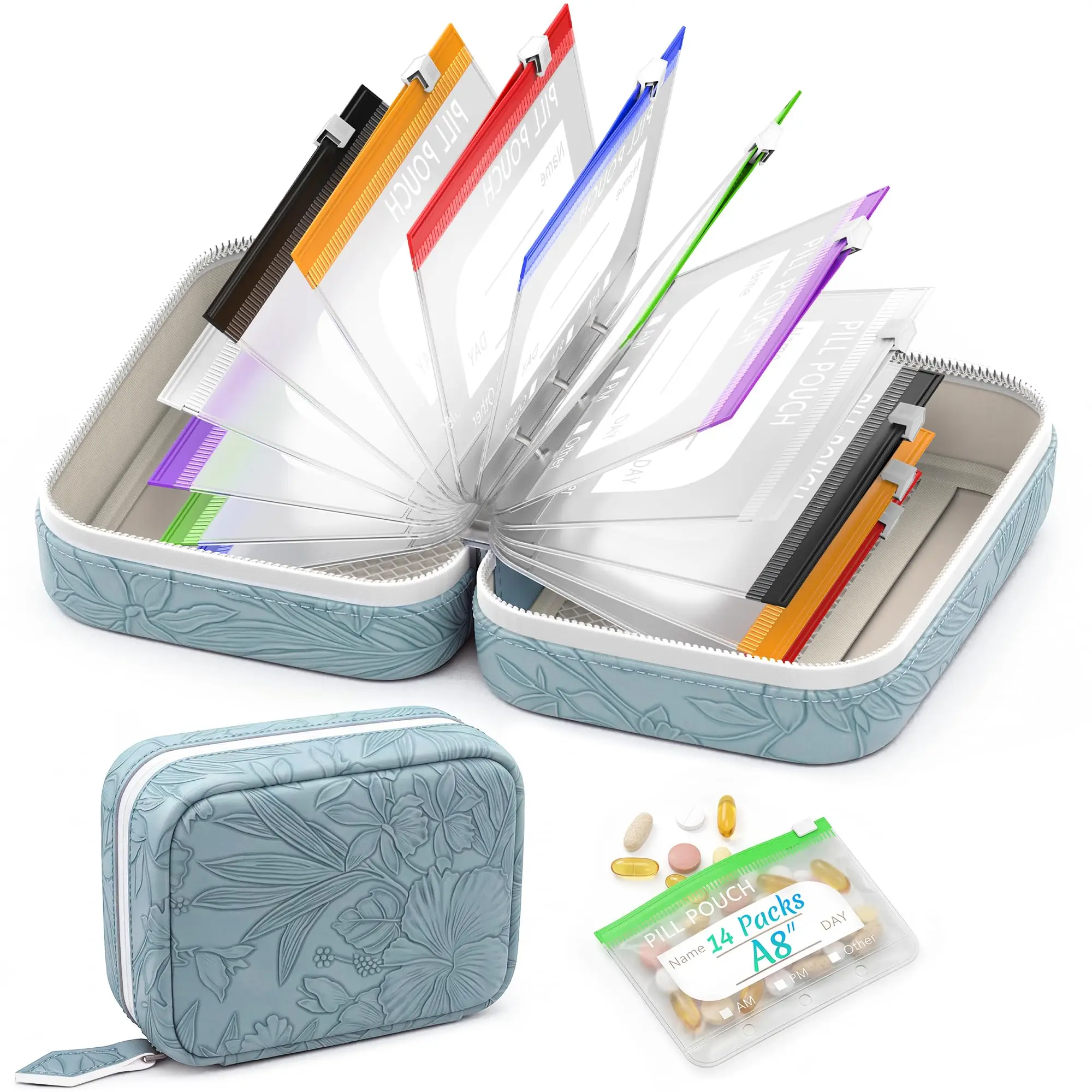 Compact Silicone Travel Storage Pouch