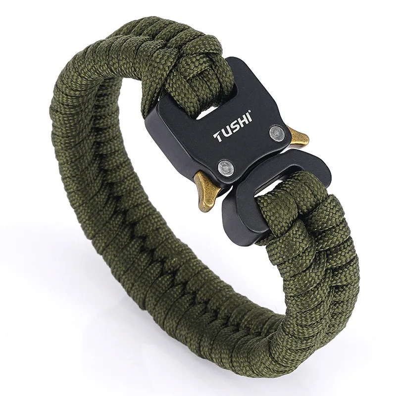 Paracord Bracelet Outdoor Weaving Easy Hand Rope Camping Hiking Survival Bracelet Survival Tools