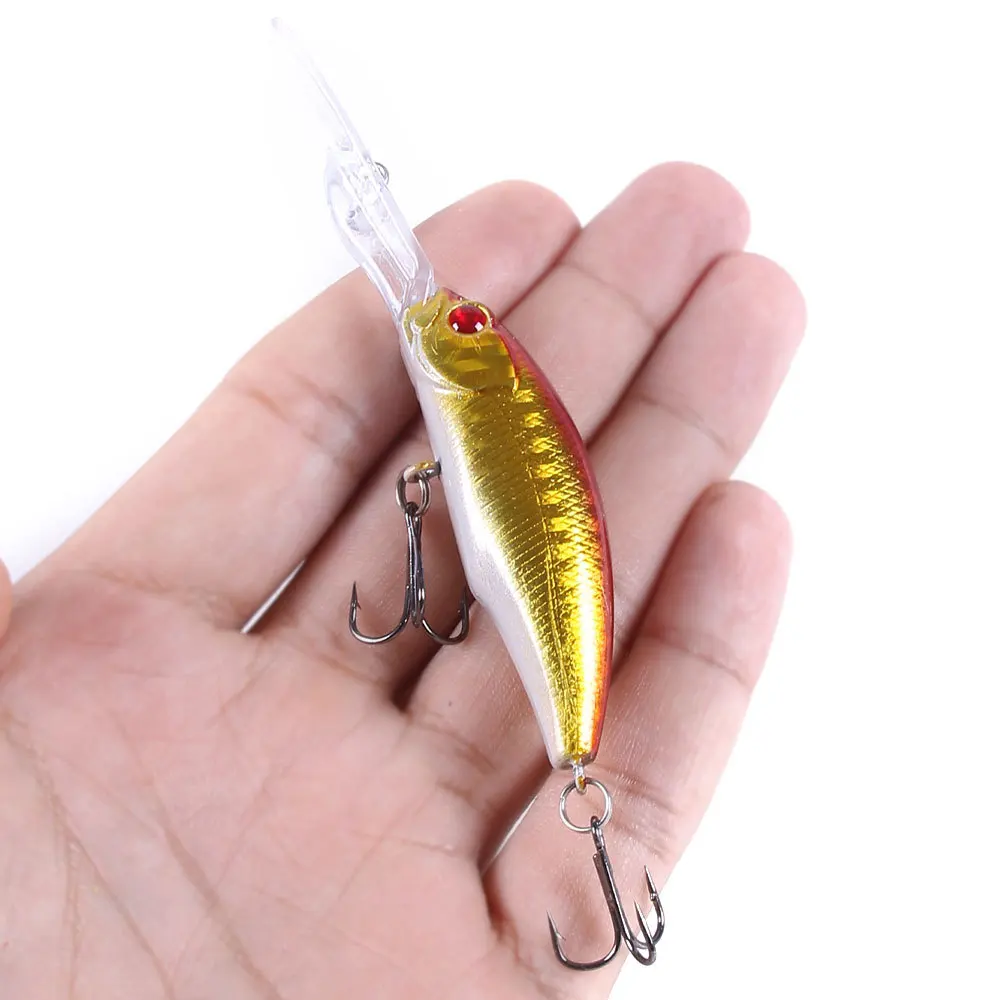 

Luya Long Tongue Plate Minnow 10cm-7g Freshwater Sea Fishing Fake Bait Hard Bait Artificial Fish Fishing Gear