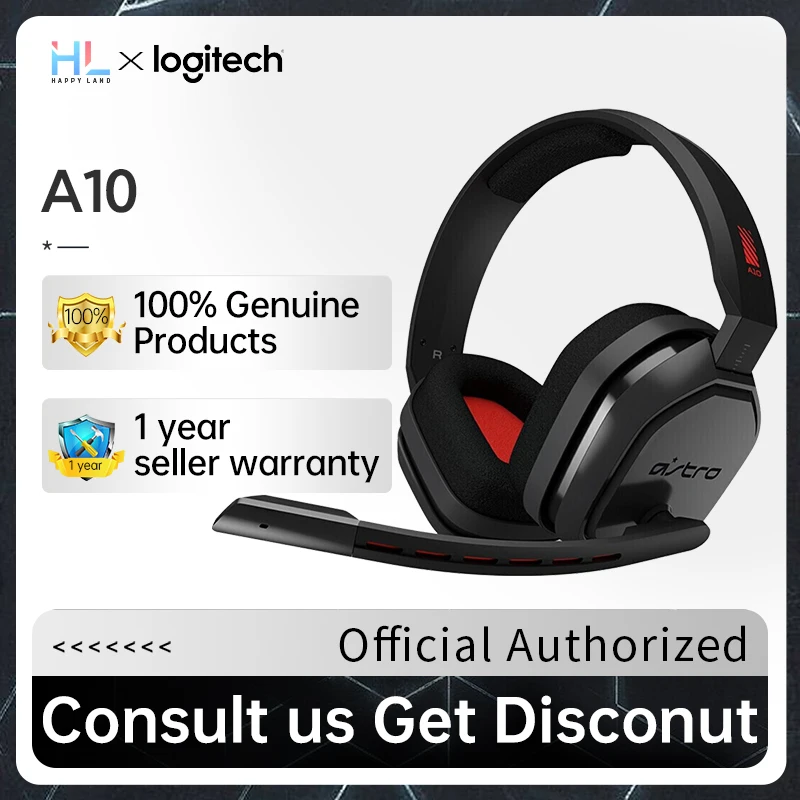 Logitech Astro A10 Headphone Gaming ESports With microphone