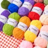 3pack 50G 5 Yarn Counts Handmade Raw Material Beginner-Friendly DIY Knitting Kit Multicolor Premium Yarn Bundle For Crochet 1