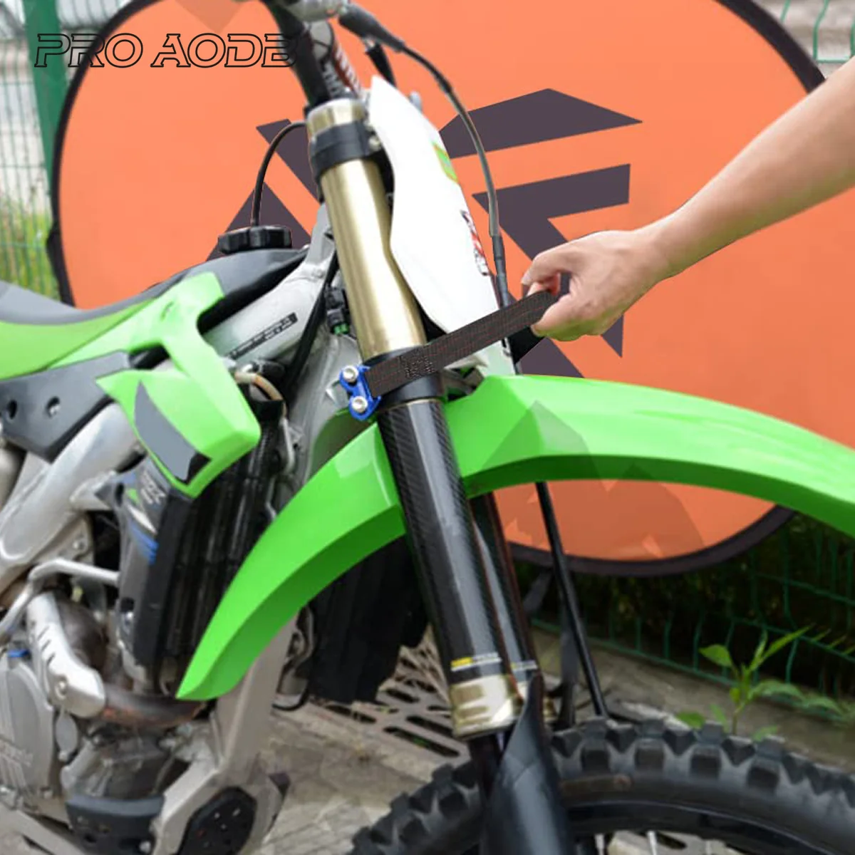 Motocross CNC Aluminum Rescue Traction Strap Pull Sling Belt For HONDA 150R 250R 250RX 250X 450L 450R 450RX 450X