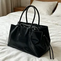 Sacs à main pour femmes, grande capacité, sac à bandoulière en cuir PU pour dames, sacs fourre-tout de grande taille, design de marque, sac de bureau pour les trajets quotidiens, Bolsa 4