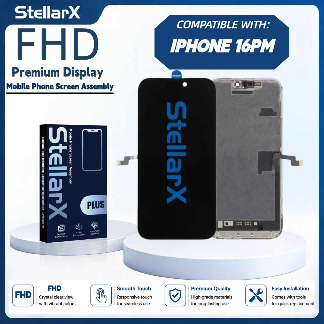 StellarX FHD High Color Gamut Screen Replacement Display