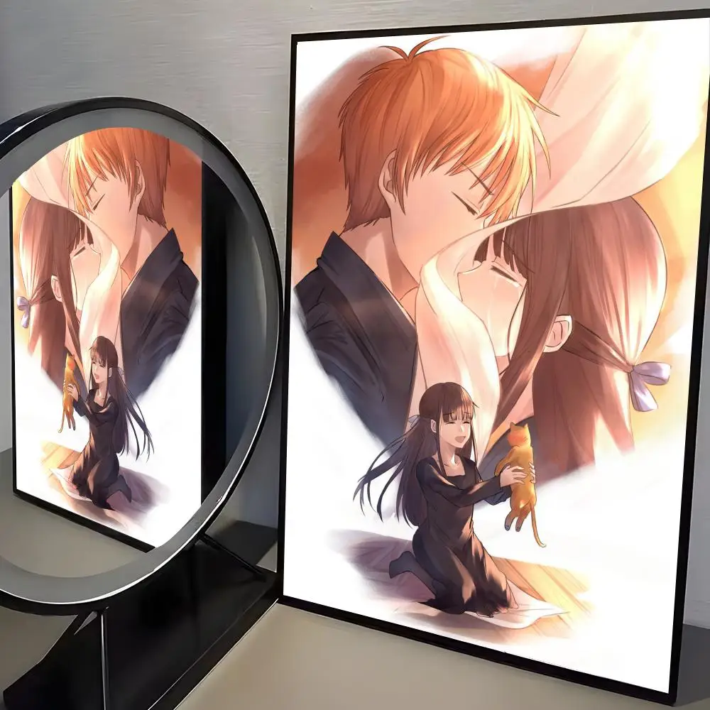 Anime Fruits Basket Poster, wasserfester HD-Wandaufkleber, selbstklebendes Kunstposter, lichtbeständig, Heim- und Raumdekoration – Detail 11