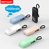 5000mAh Mini Power Bank With Type-C Cable Portable Fast Charging Mobile External Spare Battery Charger for iPhone Samsung Xiaomi 1
