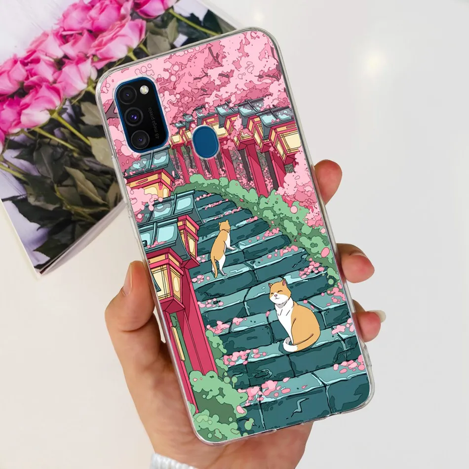 Elegant Printing Soft TPU Slim Phone Back Cover