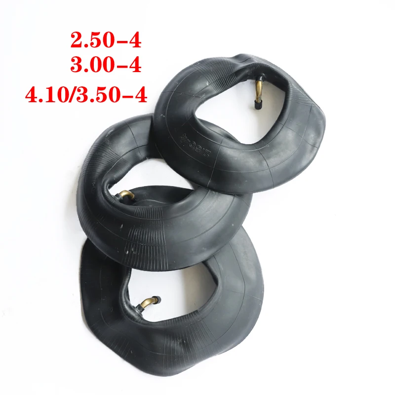 4.10/3.50-4 2.80/ 2.50-4 3.00-4(265x80) Inner Tube Camera Electric Scooter Accessories 9/10x350-4 Black Rubber Inner Tube tyre inner tube