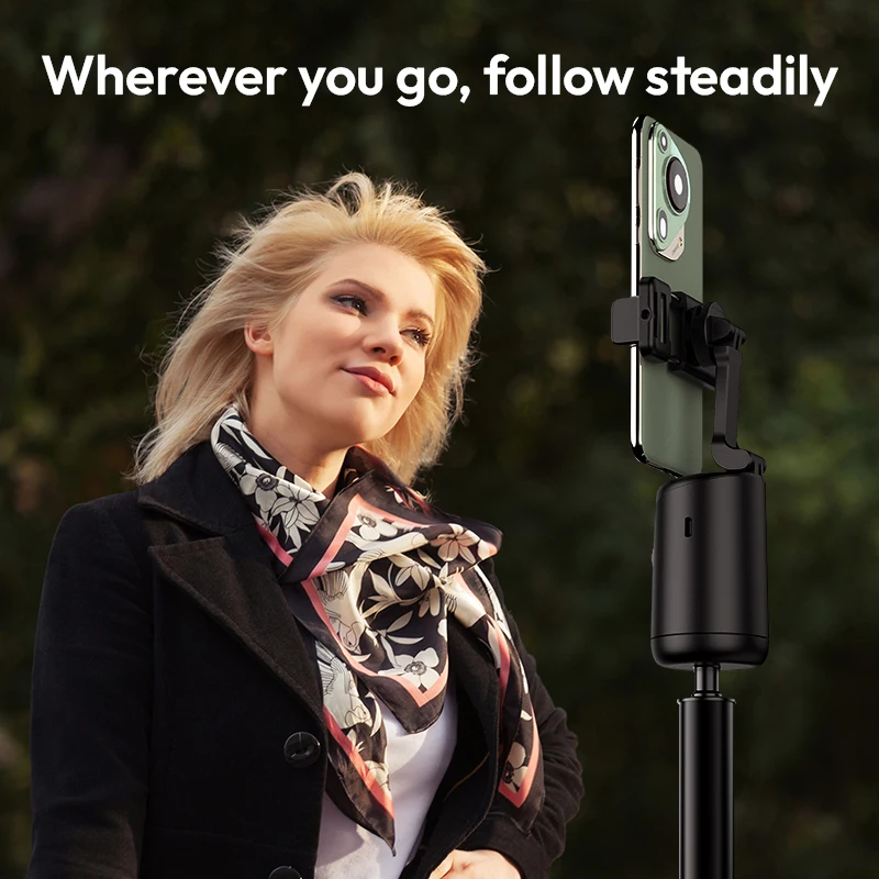 New Al Intelligentface Tracking Handheld Gimbal 360°Rotation Selfie Stick for iPhone 17 Samsung Xiaomi Record Life Phone Holder