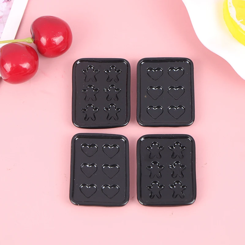 Doll house toys 1/12 Dollhouse Miniature Accessories Mini Metal Plate Dollhouse Miniature Baking Tray for Doll House Decoration