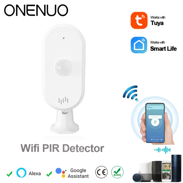 WiFi PIR Motion Sensor Tuya APP Security Burglar Alarm Infrared Movement Human PIR Motion Sensors Detector PIR Home Security 1