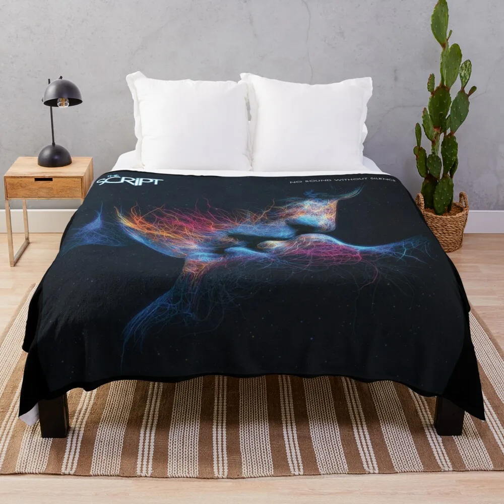 

The Script no sound without silence Throw Blanket Multi-Purpose Stuffed Blankets