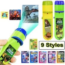 

Kids Flashlight Projector Torch Story Book Early Educational Light-up Toys Sleep Light Preschool Fairy Tale Projection Lamp Gift