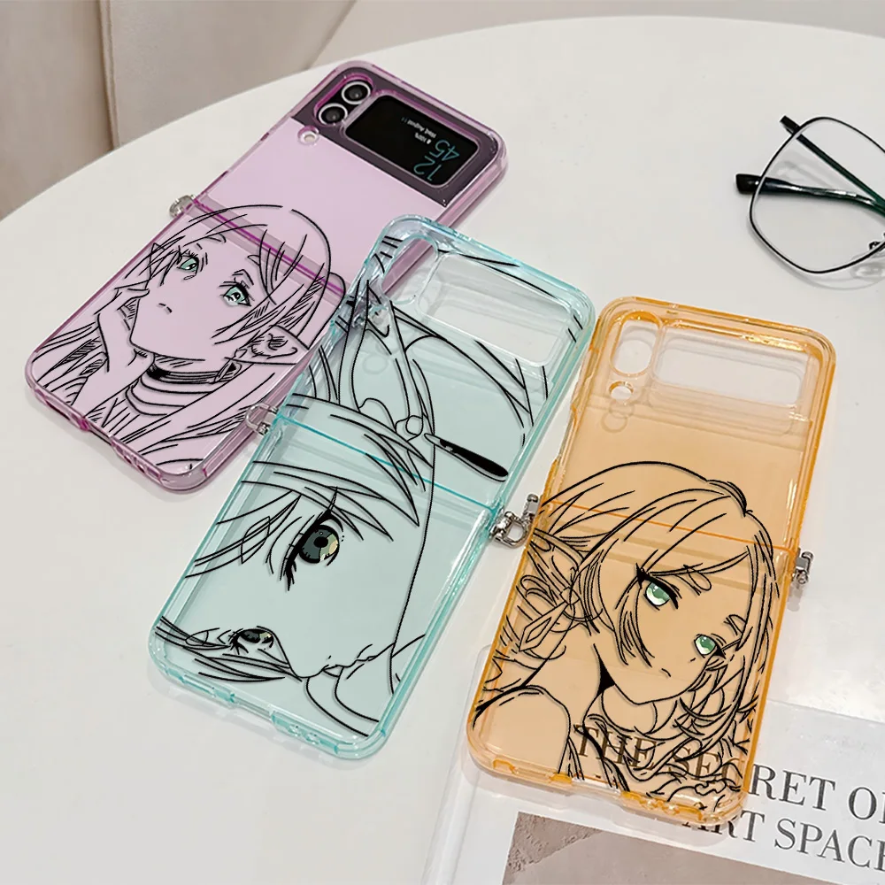 Semi-Transparent Foldable Anime Comics Phone Case Cover
