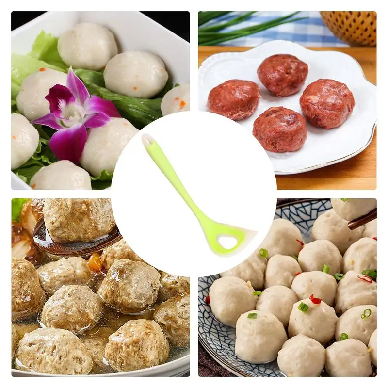Meatball Scoop Ball Maker Silicone Ball Maker Scoop For Meat Manual Meat Baller Tongs Multifunctional Home Kitchen Cooking Tool