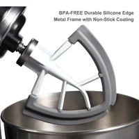 KitchenAid-Batteur à bords flexibles pour centre commercial, accessoires à tête inclinable, en silicone, pour mélangeur, 4.5 à 5 qt 2