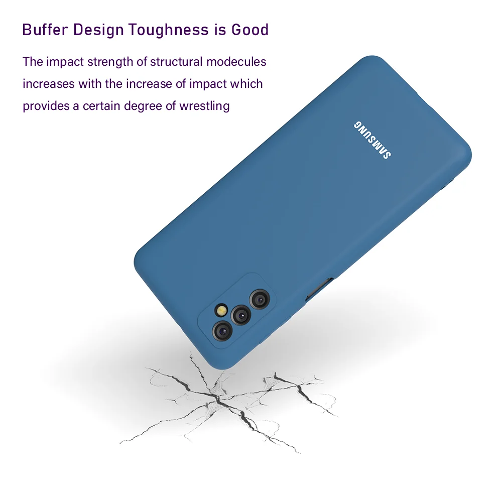 Premium Liquid Silicone Phone Back Protective Cover - Universal Design for Samsung Galaxy Series