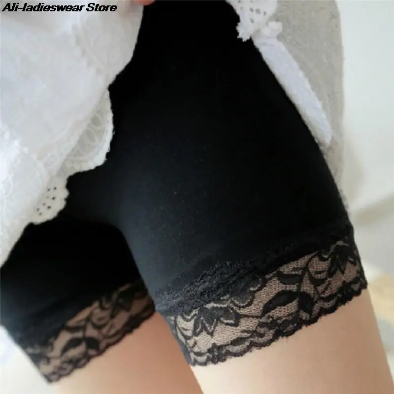

1pc Comfortable Safety Short Pants New Summer Seamless Shorts Under Skirt Lace Underwears Modal Boxers Safety Shorts Women