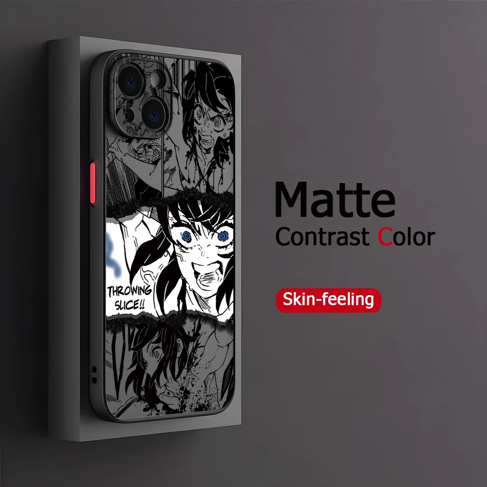 Demon Slayers Tanjirou & Nezuko Transparent Hard Phone Case