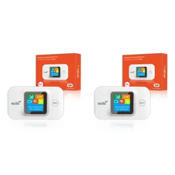 Compact 4G LTE Portable WiFi Hotspot with Long - Lasting Battery and Sim Card Slot (European version X2)