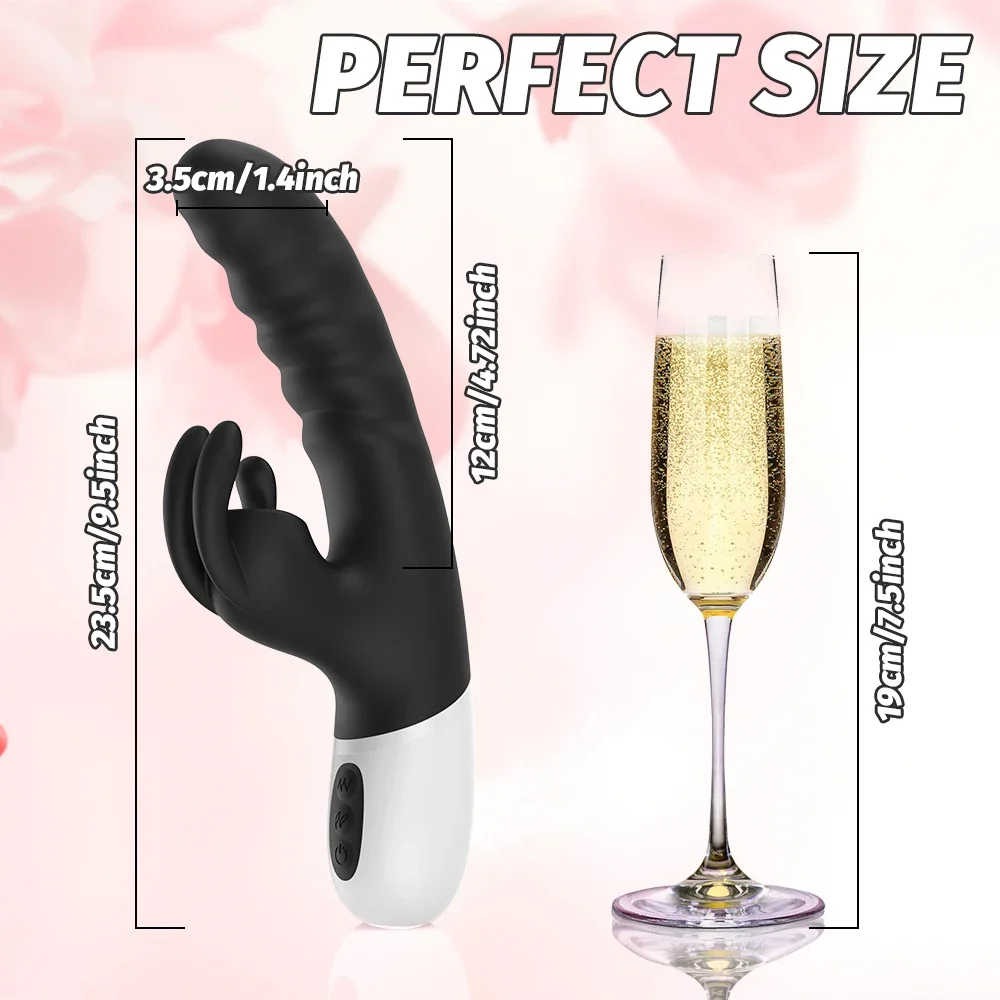 Rabbit Vibrator For G-spot And Clitoral Stimulation For Women_voghion.com