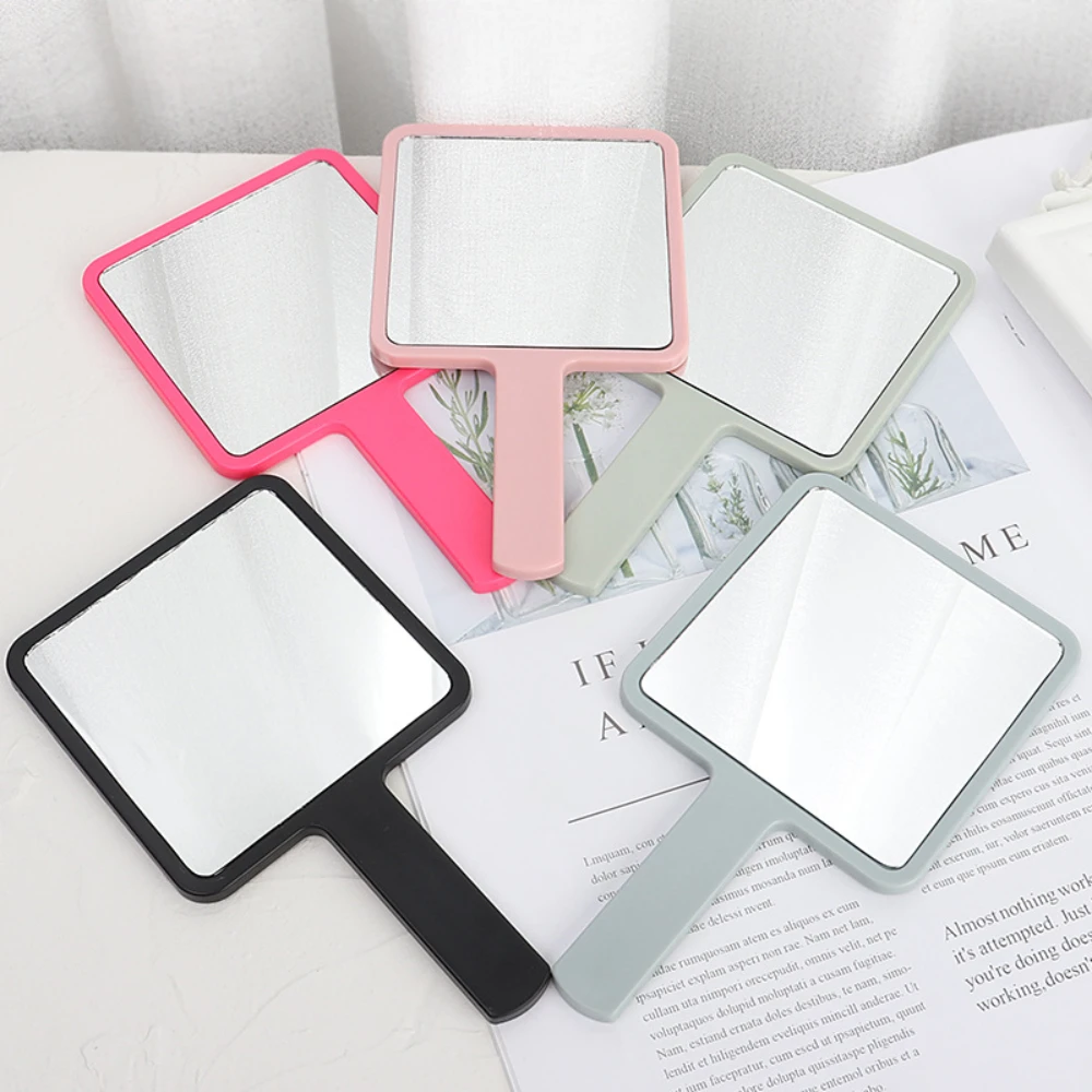 1Pcs Hand Mirror SPA Salon Compact Makeup Mirror Ladies Makeup Mirror