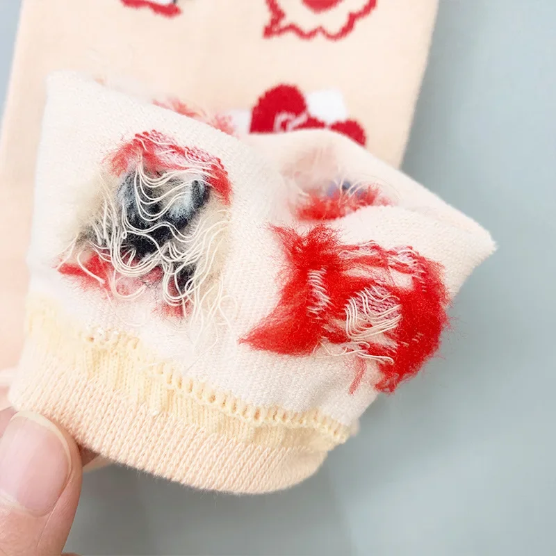 New Kawaii Sanrio Kuromi Mymelody Cinnamoroll Pom Pom Purin Badbadtz-Maru Keroppi Socks Ins Christmas Gift for Girls