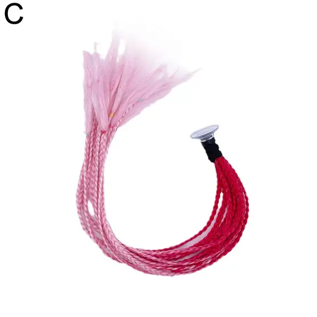 Decorazione Casco Motociclo BESPORTBLE - Cresta Verde Trecce Parrucca Per Casco Moto Ed Equitazione - Foto 4