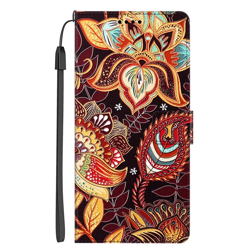 Leather Flip Case - Shockproof Magnetic Wallet Book Cover