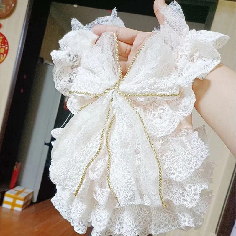 

Кружевная юбка для маленьких собак