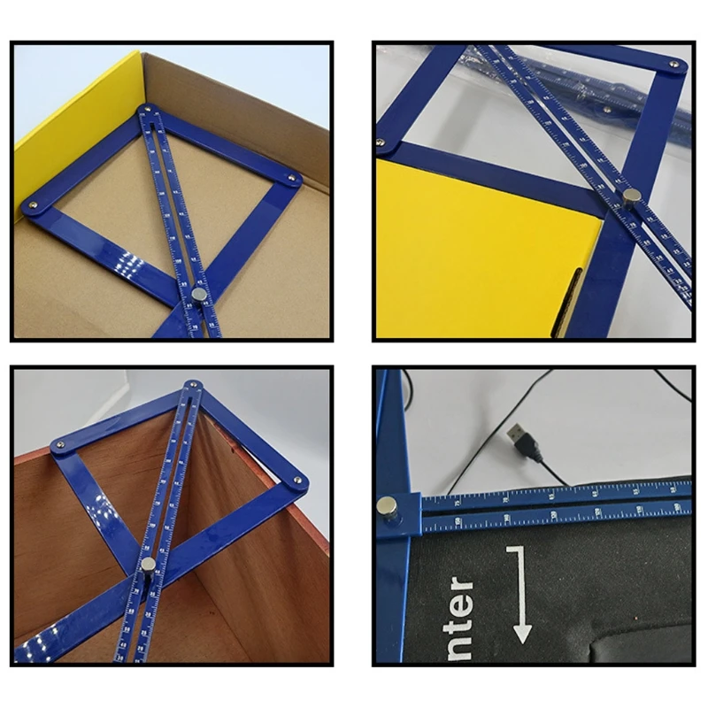 Angle Protractor Upgraded Corner Angle Finder Square Ruler Miter Woodworking Craft Tool