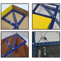 Upgraded Angle Gauge Protractor Corner Angle Finder Square Ruler Miter Woodworking Model Craft Tool Easy Operation M4YD 1