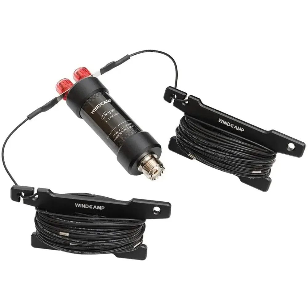 WINDCAMP Gipsy 5-50MHz HF Horizontal Dipole Antenna for Ham Radio Waterproof Balun external antenna,shortwave antenna