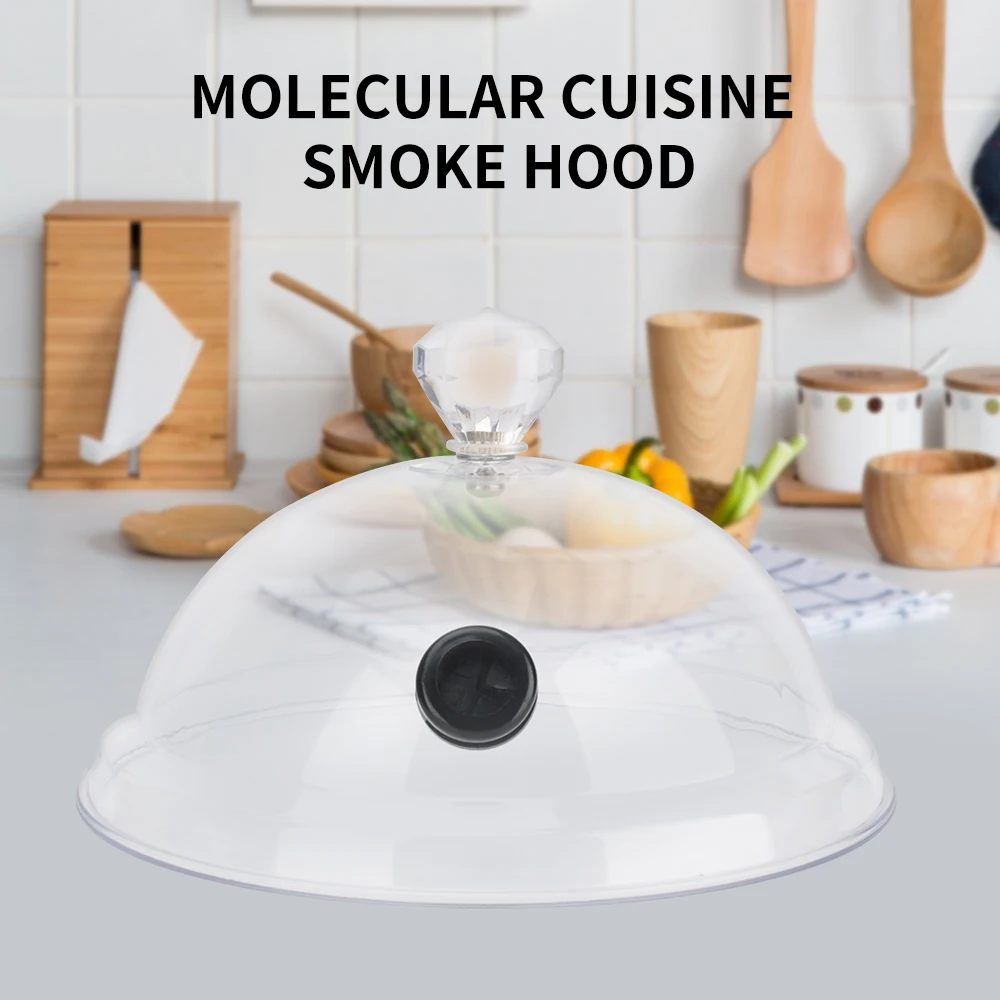 Smoke Infuser Smoke Hood Kitchen Utensils Molecular Cuisine Smoke Hood for Smoker Gun Accessory