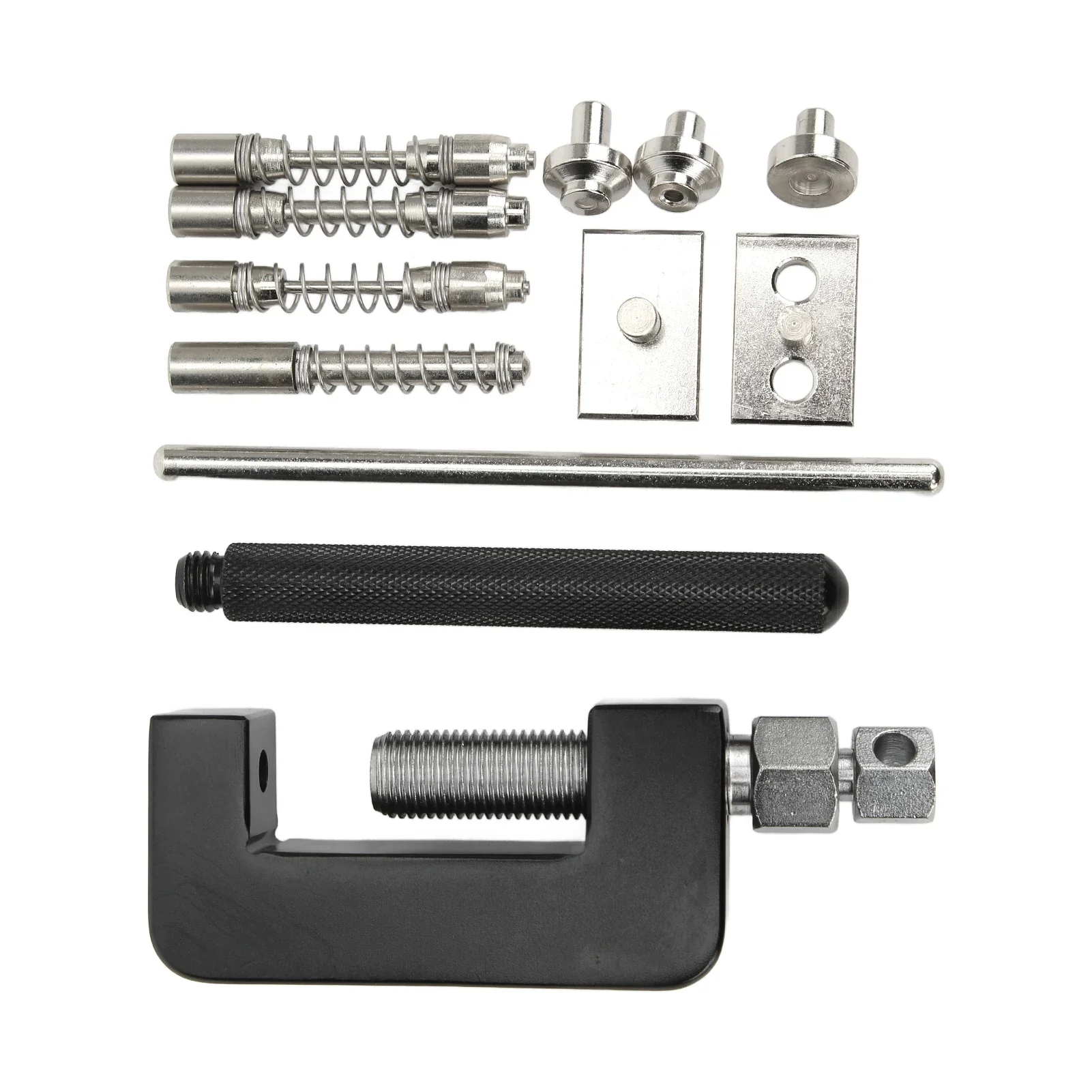 Chain Breaker Cutter Motorcycle Chain Riveting Cutter Breaker Riveting Tool Set with Storage Box for ATV Dirt Bike