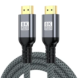 Ultra High - Speed 8K HDMI Cable for Laptops, TVs, Monitors, and Projectors (Blue)