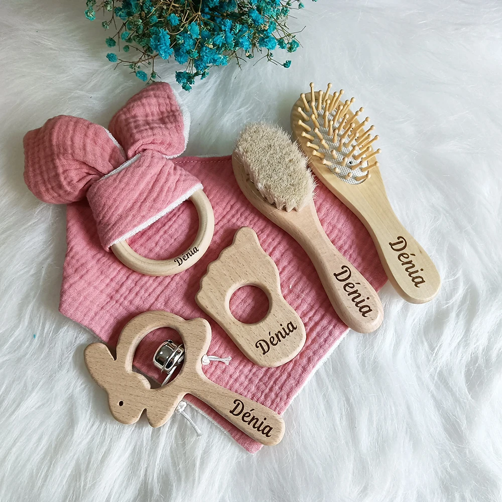 Personalized Name Newborn Bath Toy Gift Set 012 Months Old Baby