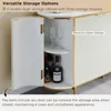 Modern 60" Buffet Table Coffee Bar Wine Bar Storage Console Cabinet, Accent Table for Dining Room, Living Room 5