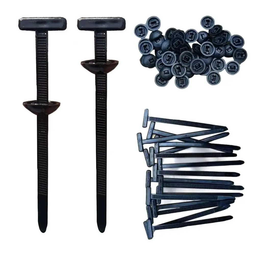 Black Nylon Cable Tie Buckle Heavy Duty Zip Ties for Automotive