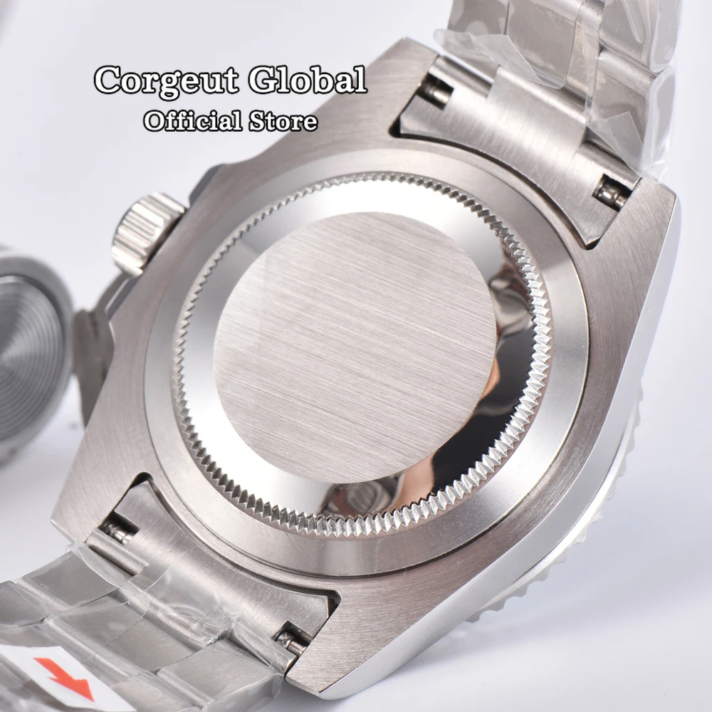 Corgeut  Luxury NH34 Watch Mechanical Custom  Automatic Wristwatch 10Bars Blue Luminous NH34 Date Sapphire Watches reloj hombre