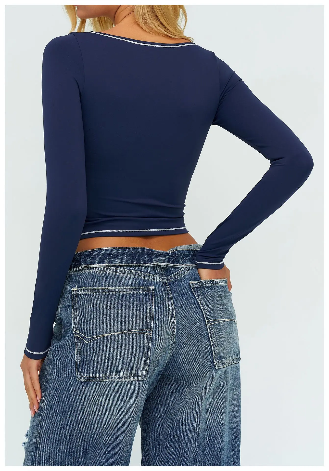 Women's Yoga Long Sleeve Fitness Long Sleeve Running Gym Clothes Workout Dry Fit Breathable High Elastic Sports Top 15 Sbdcf30c6bfe94c42a43a7f13abc89771r