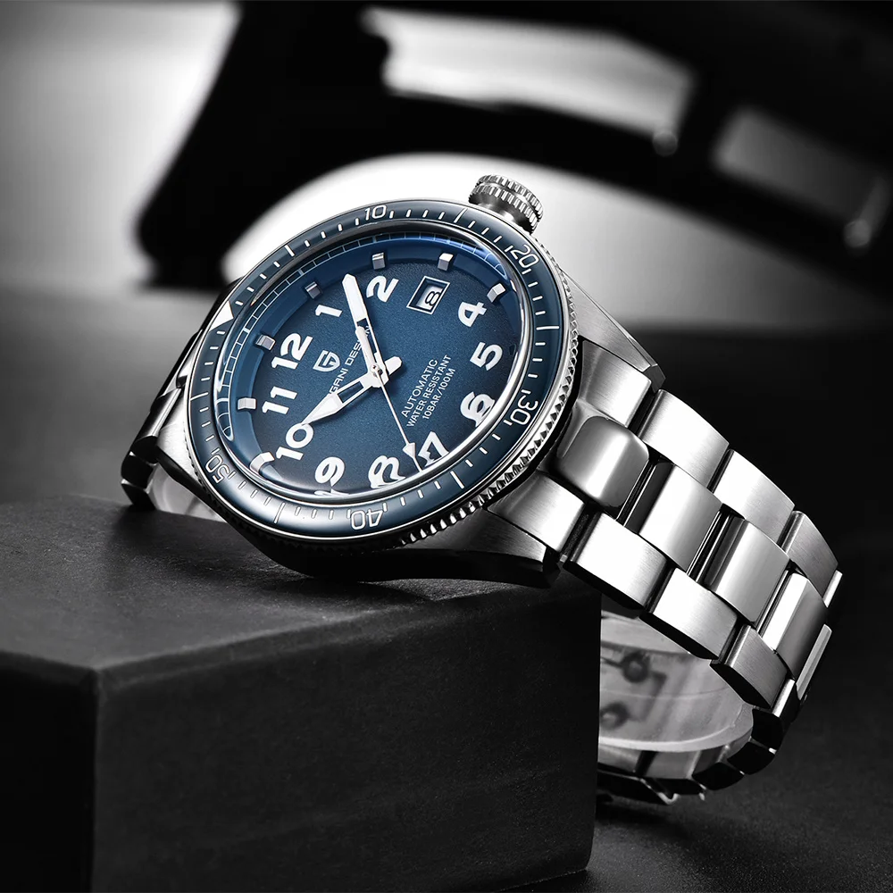 Watch For Men Light Luxury Brand New Business Machinery Class Automatic Stainless Steel Glow Waterproof Men Watch Reloj Hombre